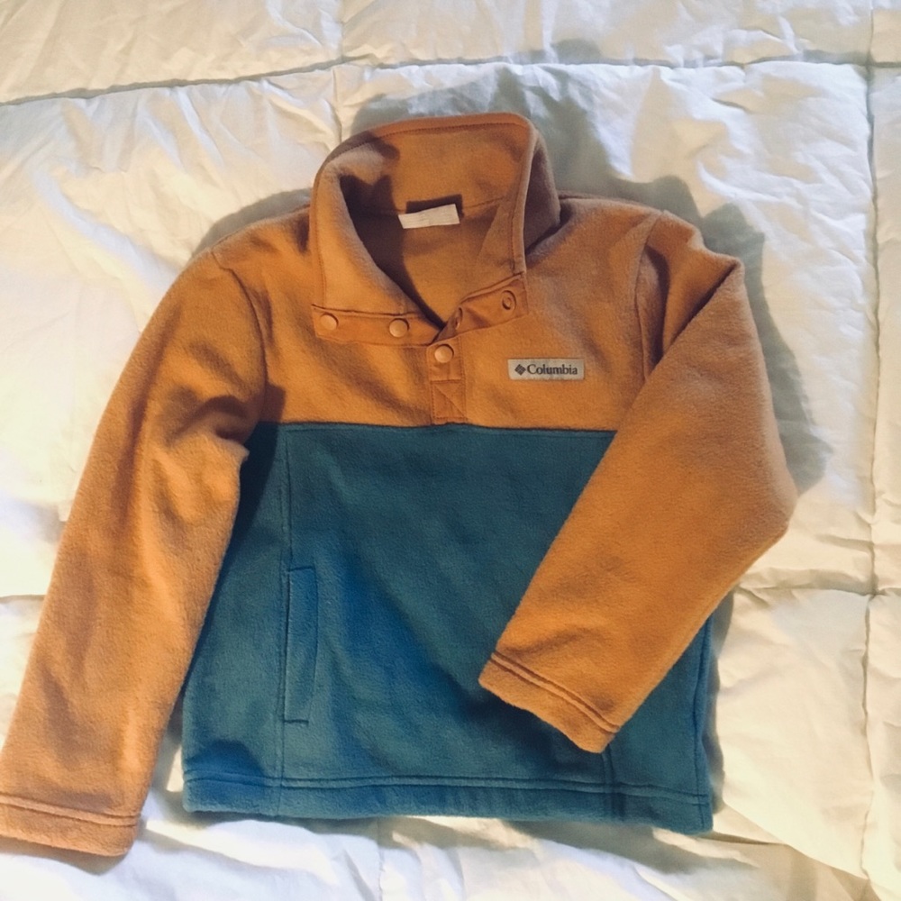 Boys Columbia fleece pullover jacket